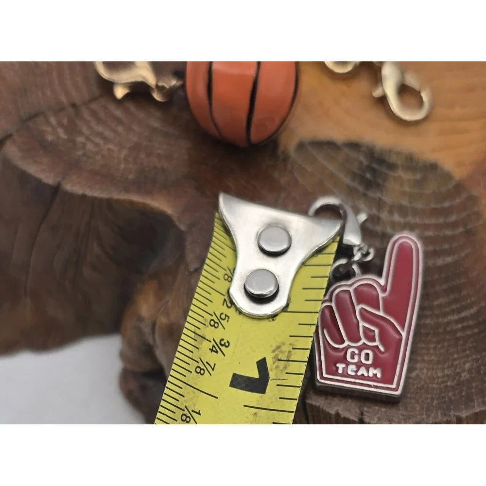 12- Sports Charm Lot - Basketball Baseball Soccor Pickle Ball Tennis Volley #1